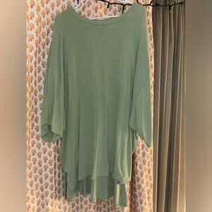WKND Chasers Daydreamer Ribbed Top in Mint